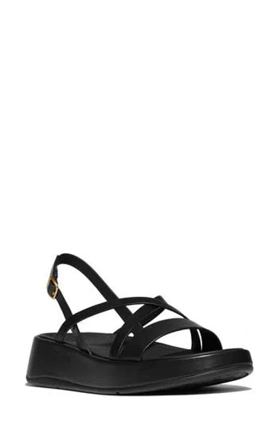 FITFLOP FITFLOP F-MODE SLINGBACK PLATFORM WEDGE SLIDE SANDAL