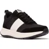 Fitflop Women's F Mode Flow Flatform Sneakers In Black/black