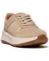 Fitflop F-mode Suede & Leather Sneaker In Neutral