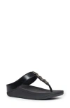 Fitflop Fino Crystal Embellished Thong Platform Sandal In Multi