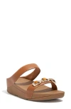 Fitflop Fino Crystal Wedge Slide Sandal In Multi