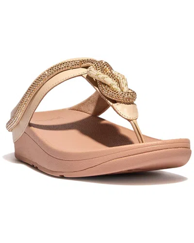 Fitflop Fino Leather Toe Post Sandal