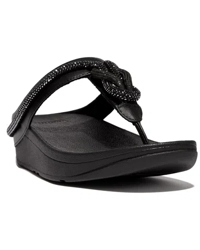 Fitflop Fino Leather Toe Post Sandal