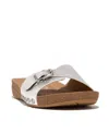 Fitflop Iqushion Slide Sandal In Silver
