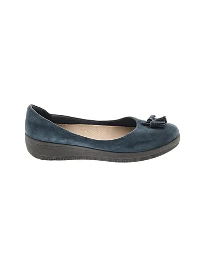Pre-owned Fitflop Flats In Blue