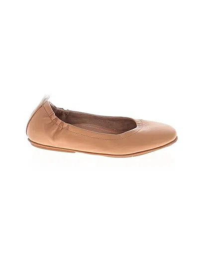 Pre-owned Fitflop Flats In Brown