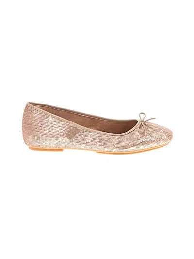 Pre-owned Fitflop Flats In Tan