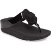 Fitflop ™ Florrie Sandal In Black Patent Leather