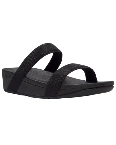 Fitflop Flowrise Glitz Slide In Black