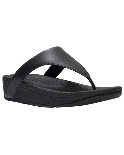 Fitflop Flowrise Toe Post Sandal In Black