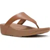Fitflop Flowrise Toe Post Sandal In Brown