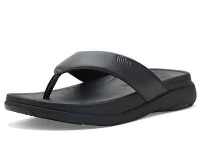 Fitflop F-mode Go Toe-post Sandals In Black