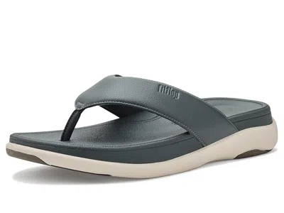 Fitflop F-mode Go Toe-post Sandals In Gray