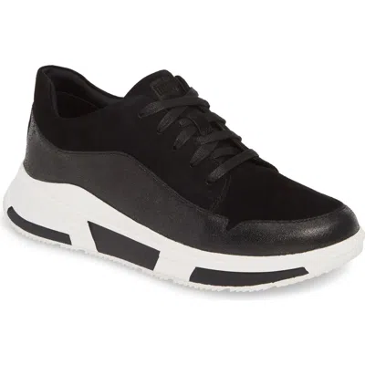 Fitflop Freya Suede Sneaker In Black
