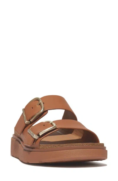 Fitflop Gen-ff Buckle Platform Sandal In Light Tan