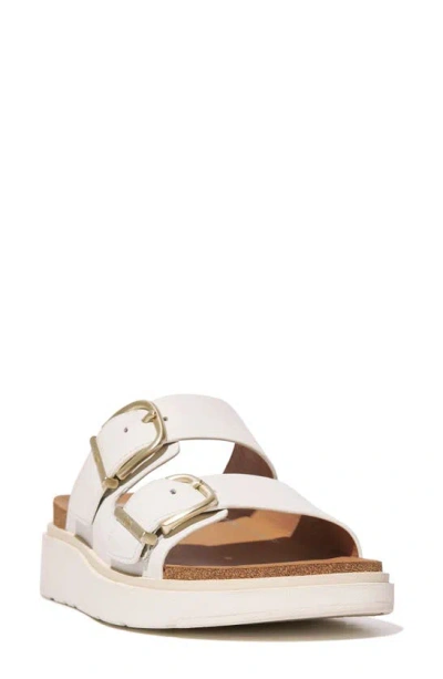 Fitflop Gen-ff Buckle Platform Sandal In Urabn White