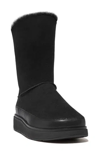 Fitflop Gen Genuine Shearling Boot In Animal Print