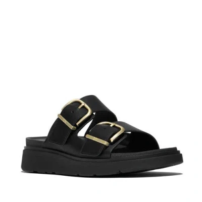 Fitflop Gen-ff Buckle Two-bar Sandal In Black