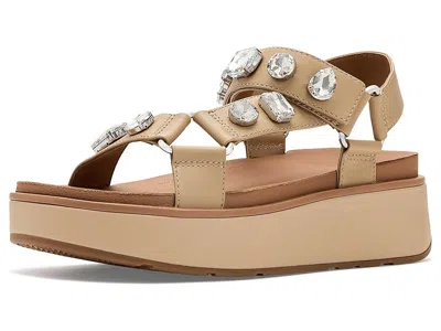Fitflop Gen-ff Max Ultra-jewel Leather Back-strap Sandals In Brown