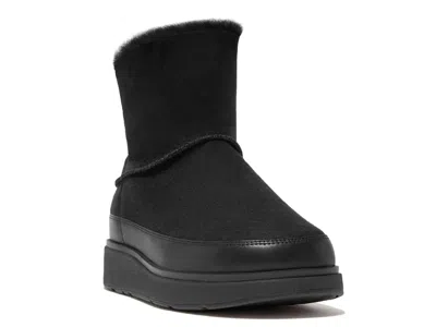 Fitflop Genff Mini Doublefaced Bootie In Black