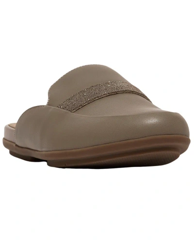 Fitflop Gracie Leather Mule In White