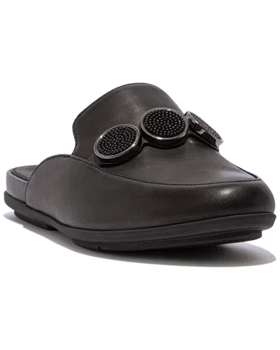Fitflop Gracie Leather Mule In Black