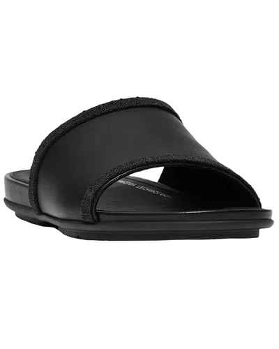Fitflop Gracie Leather Sandal In Black