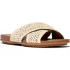 Fitflop Raffia Gracie Slides In Neutral