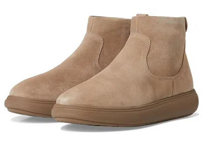 Fitflop Iq-comff Suede Zip Ankle Boots In Brown