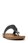 Fitflop Iqushion Flip Flop In Black