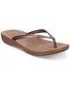 Fitflop Iqushion Flip-flop Sandals In Bronze 012