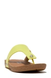 Fitflop Iqushion Flip Flop In Sunny Lime