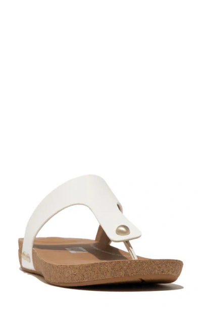 Fitflop Iqushion Flip Flop In Urban White