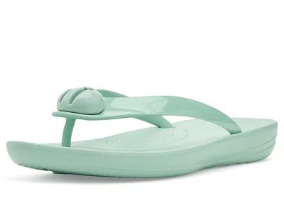 Fitflop Iqushion Glossy-button Flip-flops In Multi