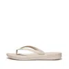Fitflop Iqushion J80-a20 Egonomic Flip Flops Men's Stone Beige Slide Slippers
