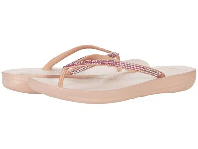 Fitflop Iqushion Ombre Sparkle Flip-flops In Sand