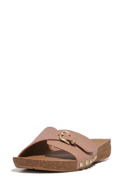 Fitflop Iqushion Slide Sandal In Beige Buff