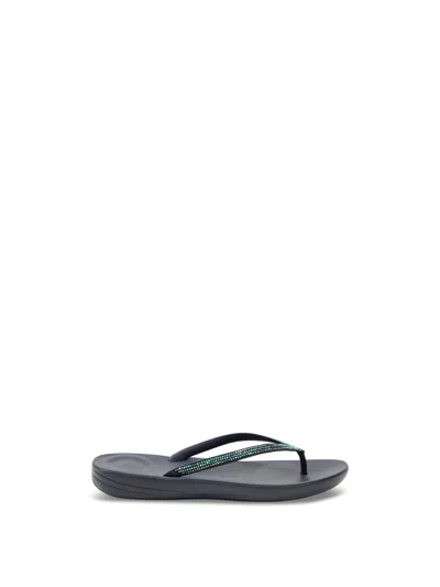 Fitflop Iqushion Sparkle Slipper In Blue