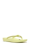 Fitflop Iqushion™ Splash Crystal Flip Flop In Lime