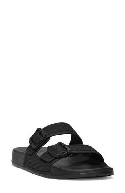 Fitflop Iqushion Two Bar Buckle Slide Sandal In Multi