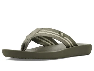 Fitflop Iqushion Two-stripe Webbing Flip-flops In Black