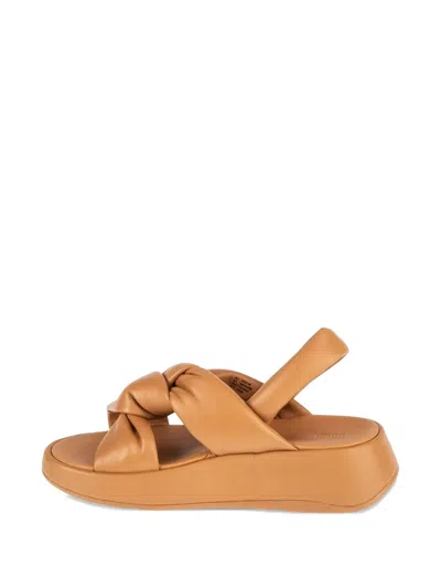 Fitflop Knotted Slingback Sneakers In Neutral