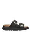 FITFLOP FITFLOP LEATHER GEN-FF SLIDES