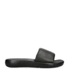 FITFLOP FITFLOP LEATHER IQUSHION D-LUXE SLIDES