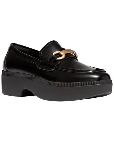Fitflop Leather Loafer In Black
