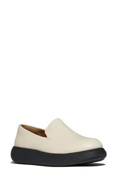 Fitflop Leather Loafer In Metallic
