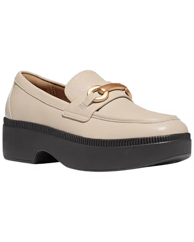 Fitflop Leather Loafers In Neutral
