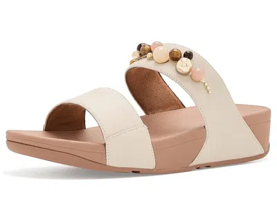 Fitflop Lulu Beaded Women's Wedge Shoes Paris Beige: 10 M (b) In Sand