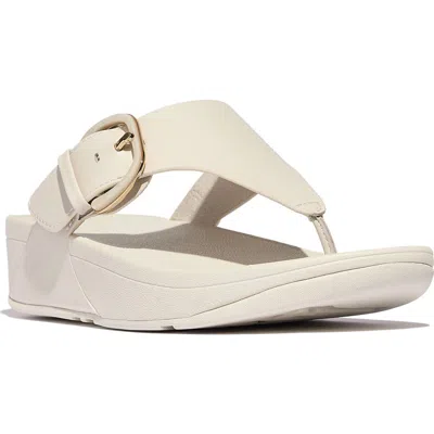 Fitflop Lulu Buckle Flip Flop In Paris Beige