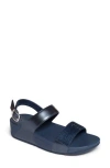 Fitflop Lulu Crystal Slingback Sandal In Midnight Navy